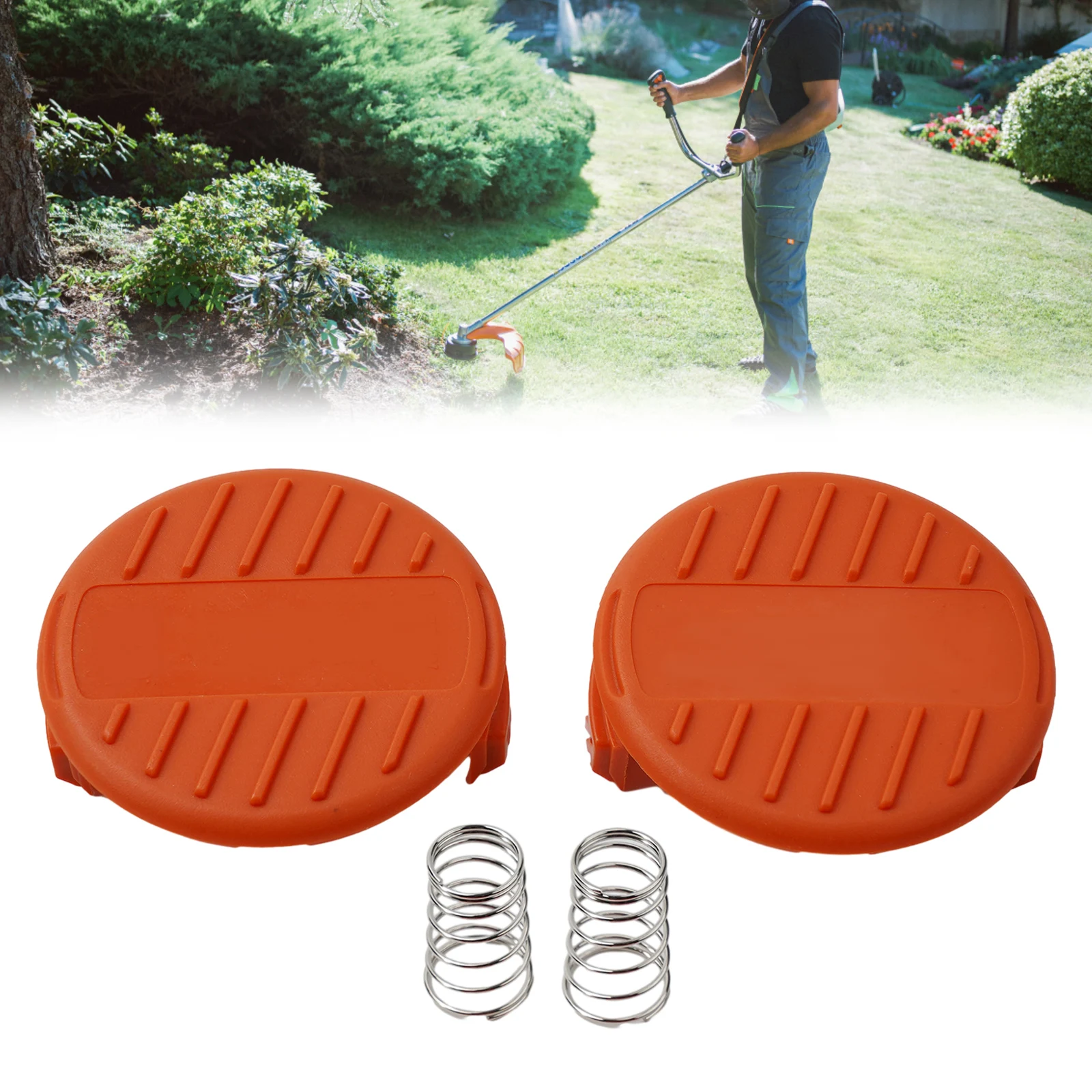 Spool Cap Line Kit For BLACK And for decker GLC3630L20-GB NST1810 ST4525 ABS Grass Trimmer Spool Cover BD036 String Trimmer
