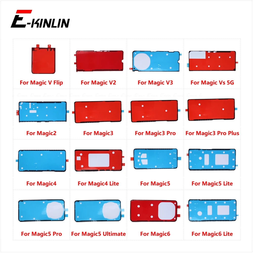 Back Cover Door Sticker Adhesive Glue Tape For HuaWei Honor Magic 2 3 4 5 6 V Flip V2 V3 Vs Pro Plus Lite Ultimate 5G Parts