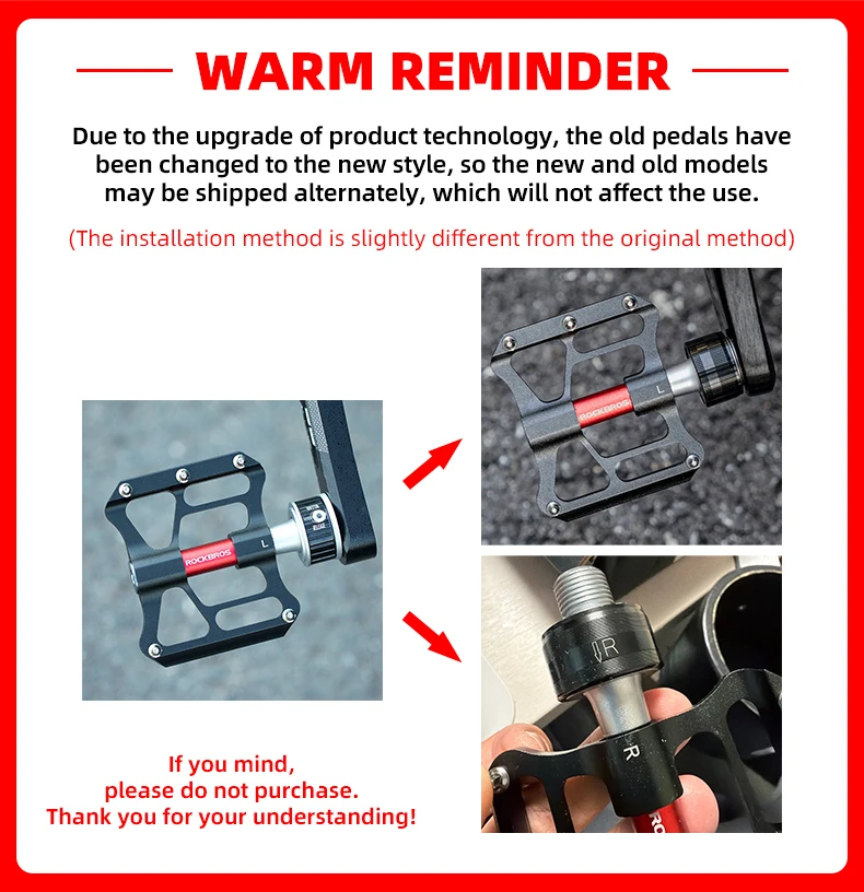 ROCKBROS Fahrrad Pedales Mtb Quick Release CNC Regendicht Dichtung Lager 8,2 cm Verbreitert Nicht-slip Chrom Molybdän Bike Straße pedal – Detail 1