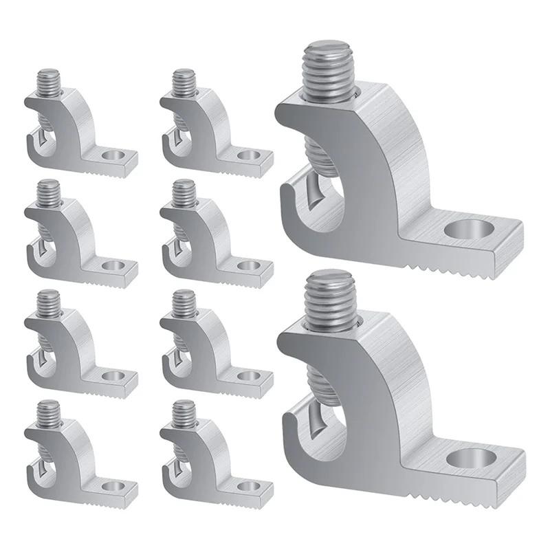 

SHGO-Aluminum Conductive Pool Bonding Lug With Lay In Connector, 4-14 Wire Range(10 Packs) For Swimming Pool