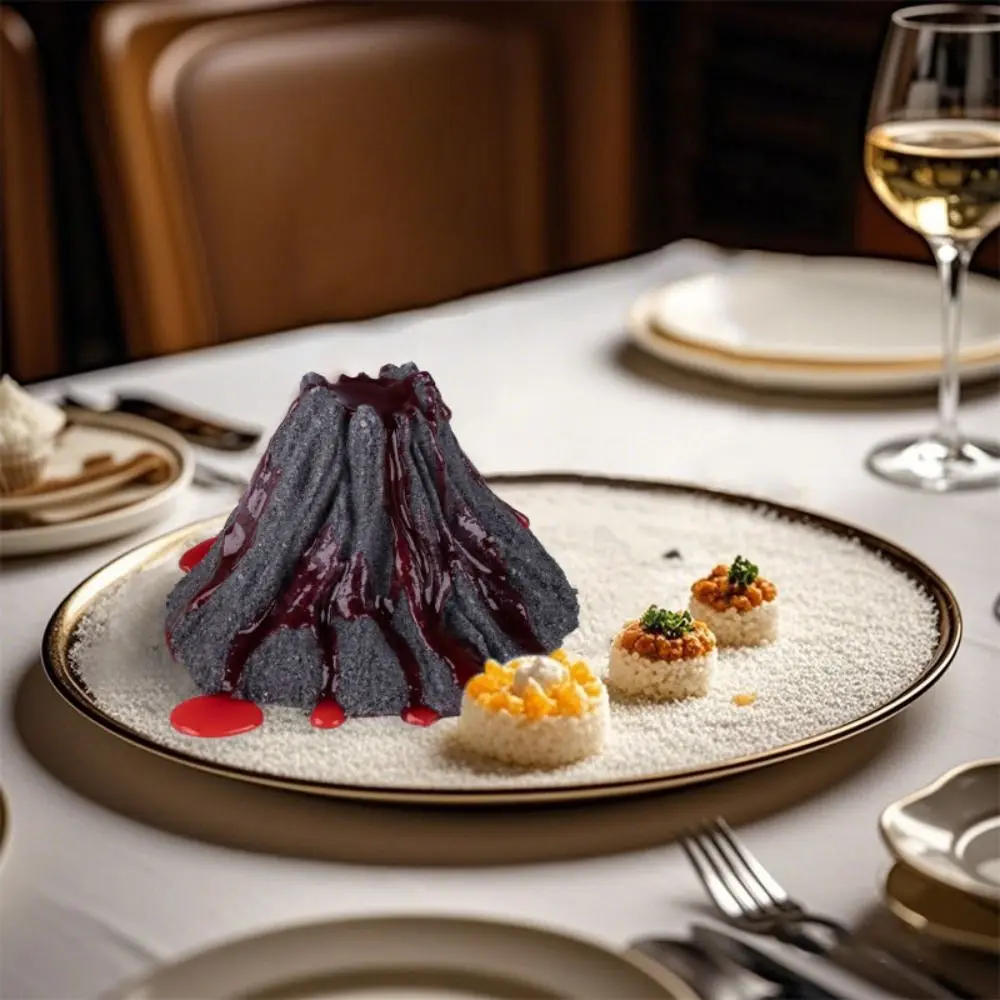 

Creative Elegant 3D Volcano Silicone Mold Funny Handicraft Baking Cake Tools DIY Crafts Epoxy Mold Holiday Gifts