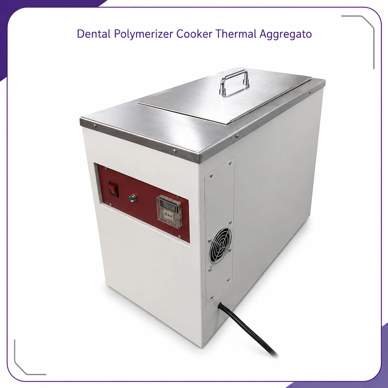 Electric Dental Lab Thermal Polymerizer with High Power and Fast Heating for Denture Resin Curing