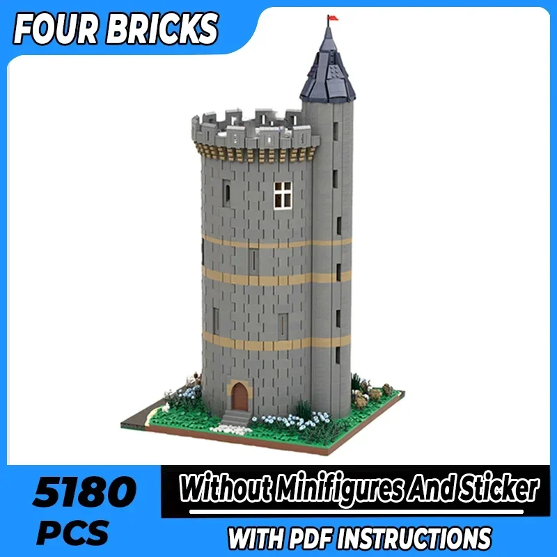 

Medieval Castle Model Moc Building Bricks The Brittany Castle Technology Modular Blocks Gifts Christmas Toys DIY Sets Assembly