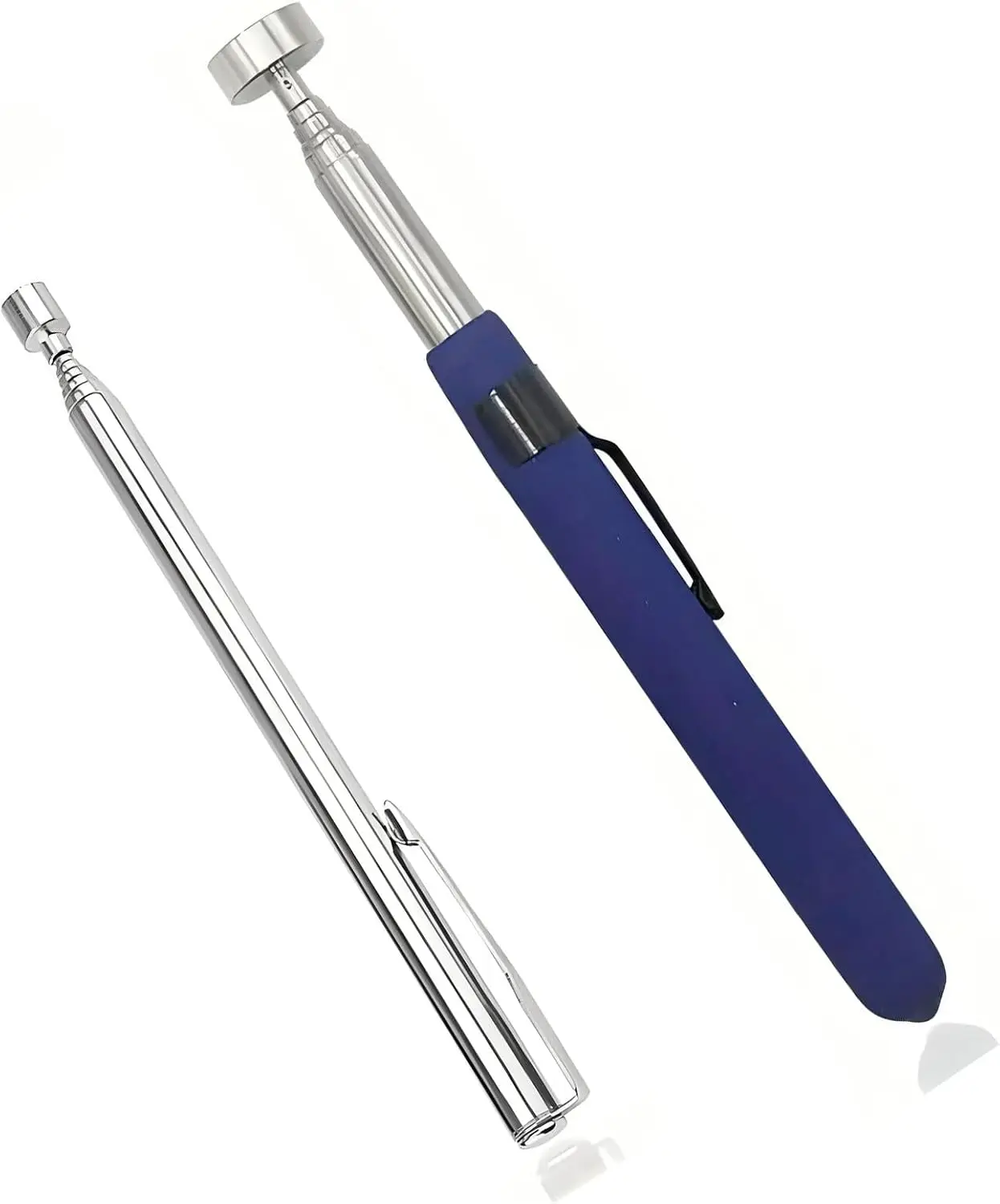 Telescoping Magnetic Pickup Tool Extendable Stick 2Pcs Includes 8LB and 2LB Magnet for Mechanics Car Tools Reaching