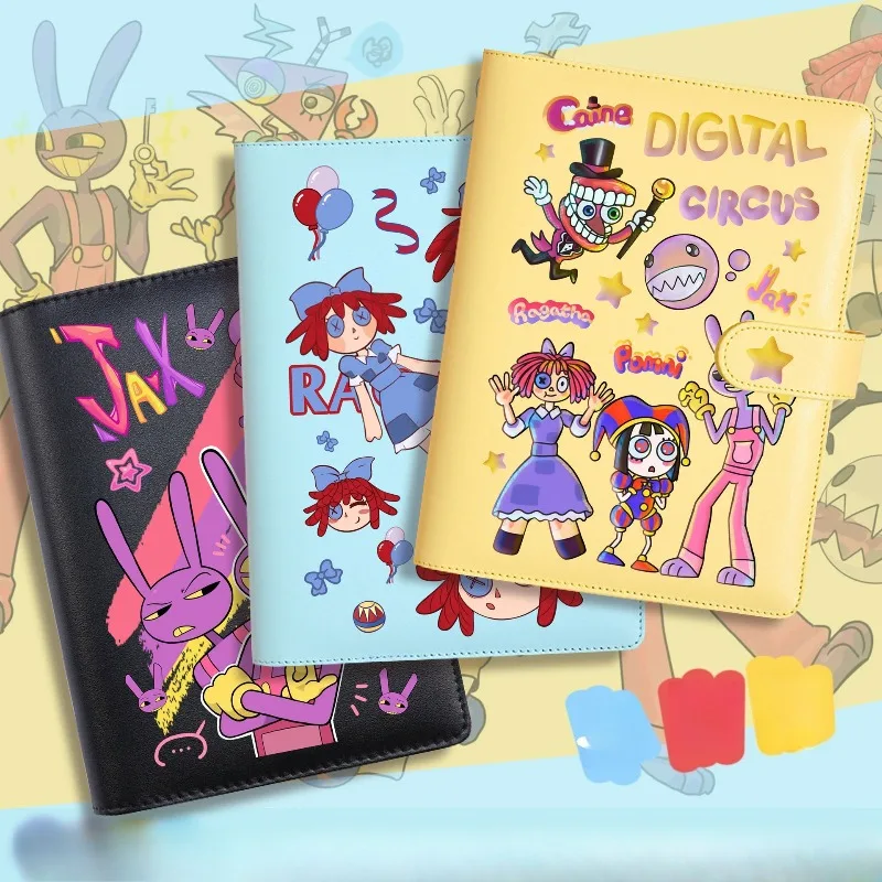 Hot The Amazing Digital Circus Series Notebook Cartoon Character Creativity Printing Pattern Diary Book Stationery Birthday Gift