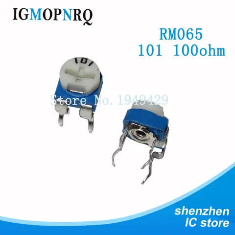 20 st RM065 RM-065 100 200 500 1K 2K 5K 10K 20K 50K 100K 200K 500K 1M ohm Trimpot Trimmerpotentiometer variabelt motstånd 10 best sales 10k potentiometer - №8