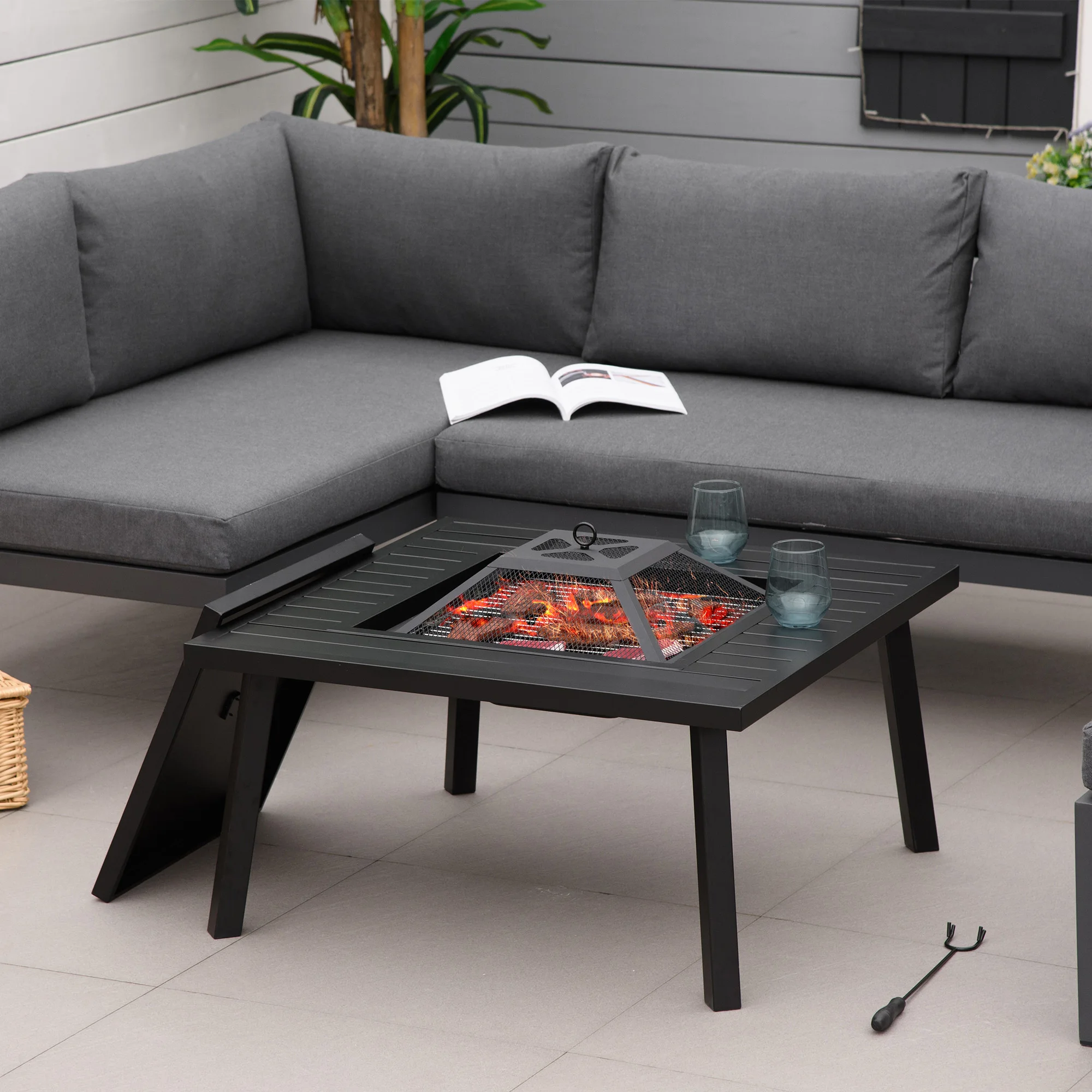 Outdoor Fire Pit Table 3
