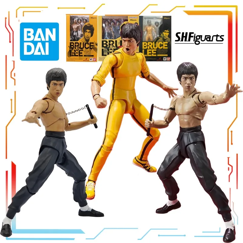 

Bandai S. H. Figuarts 1/12 Mobile Toys Series 50th Anniversary of Reality Artist Bruce Lee Figure Model Toy Model Gifts for Boys
