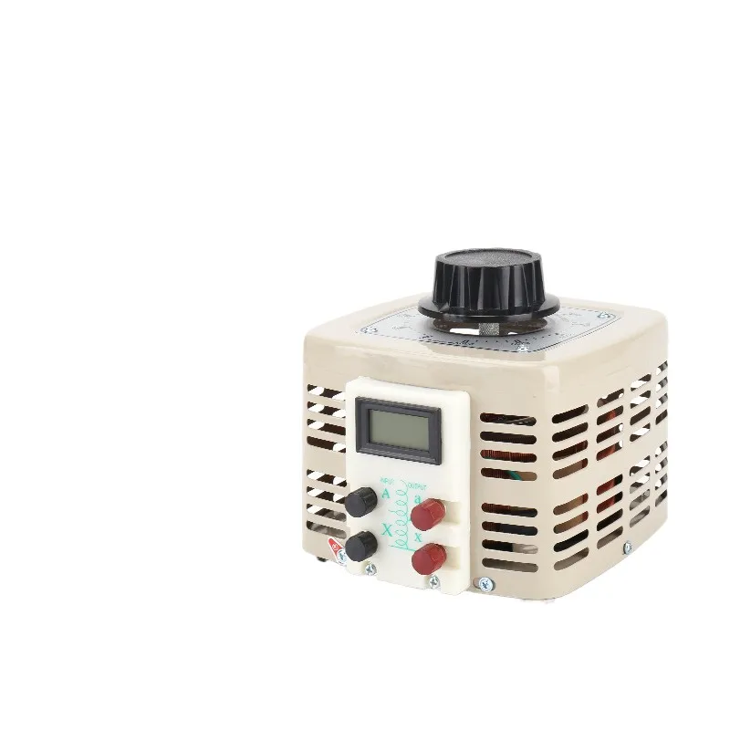 

The output of the electrical contact type single-phase voltage regulator can be adjusted from 0 to 250V