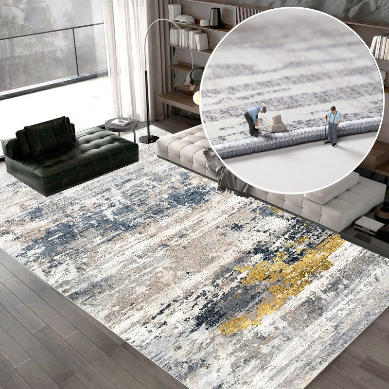 

Abstract Ink Splashing Painting Balcony Corridor Floor Mat Luxury Artistic Decoration Living Room Carpet Large Area Bedroom Rug