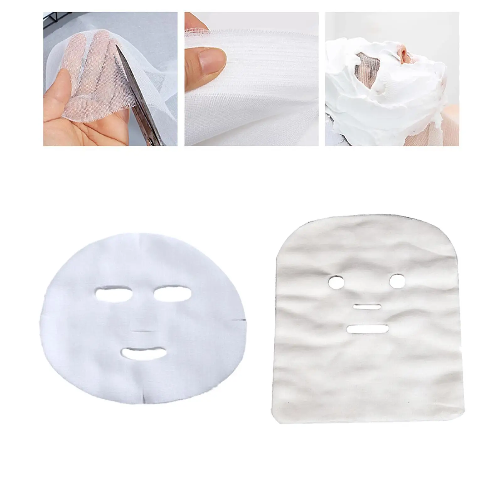 

100Pcs Gauze Mask High Frequence White Net Cotton Face Cover for DIY Spas