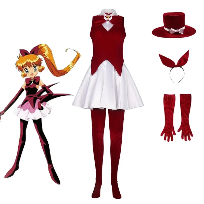 

Comic-con Haneoka Meimi Cosplay Costume Anime Saint Phantom Thief Uniform Skirt Halloween St.Tail Dressing Up Women S gf;.9