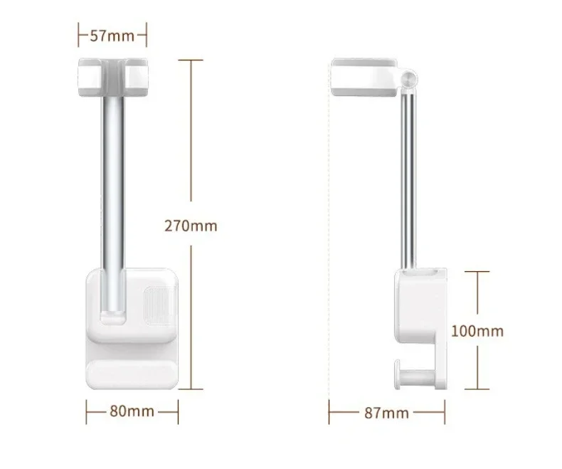 Hair Dryer Holder, Non-Drilling Wall-Mounted Hair Dryer Stand, Bathroom Hair Dryer Storage Rack