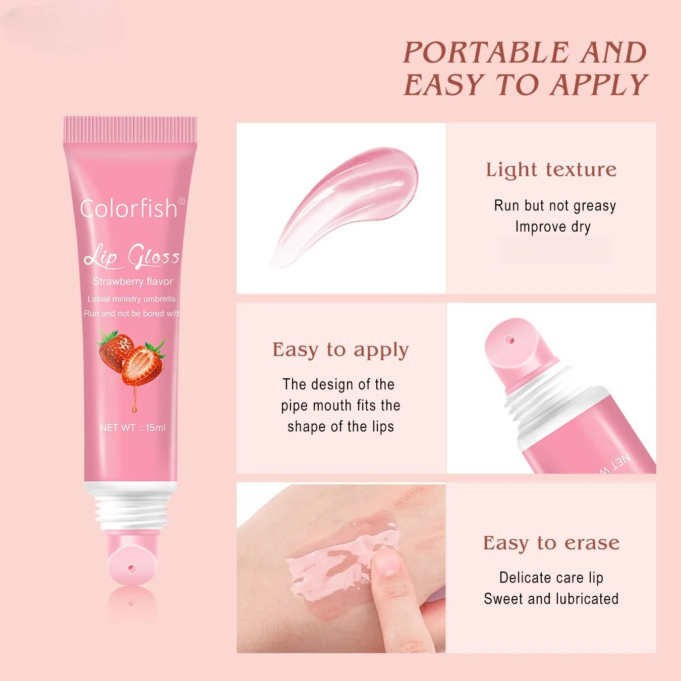 24PCS Flower and Fruit Lip Balm set moisturizes, improves lip condition and moisturizes Valentine\'s Day gift party gifts