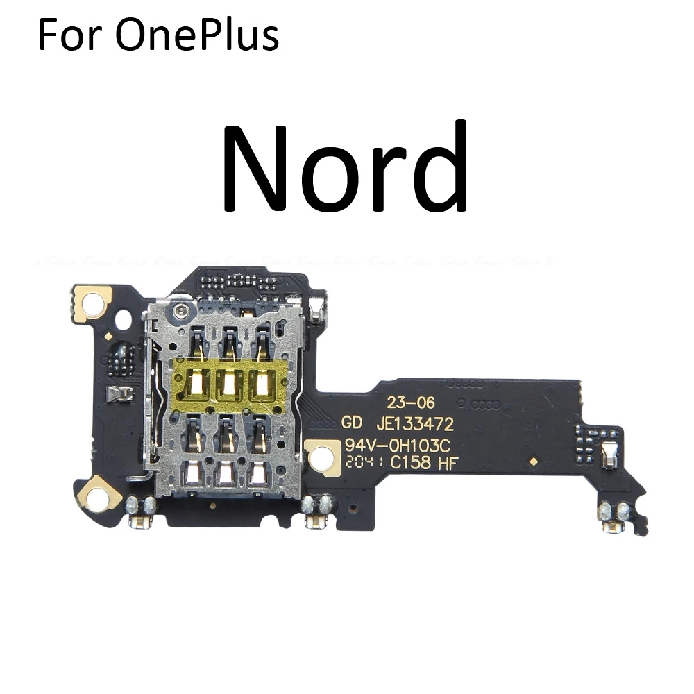 Adaptateur de fente de prise de carte SIM, carte de support de lecteur de connecteur, câble flexible pour OnePlus Zan2 Pro 2V Nord 2T 5G, pièces de rechange