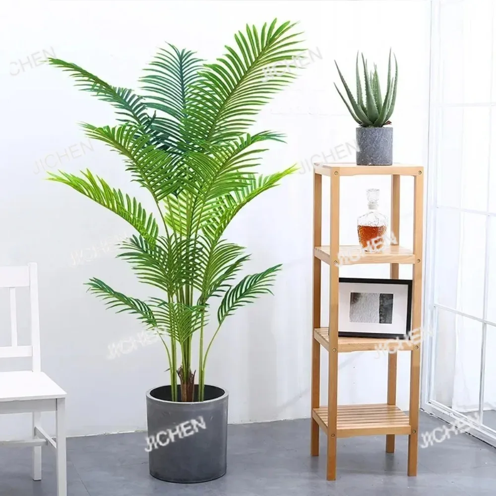 

Palm Tree Potted Tropical Plants Fake Green Monstera for Christmas Home Garden Office Decor