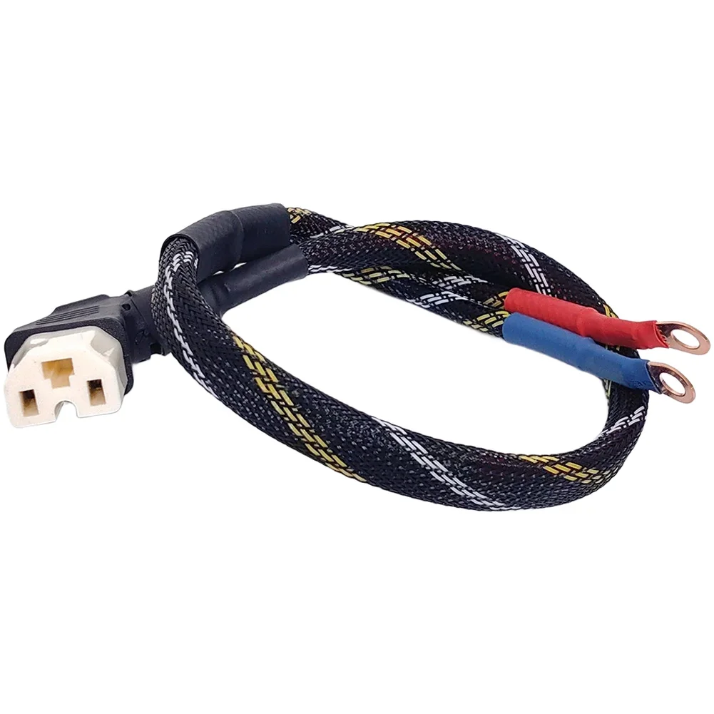 8AWG Pin Head Power Cord for E-Bike High Temp Silicone Wire 125C Rating Tinned Copper Core Heavy Duty 50A Discharge Capability
