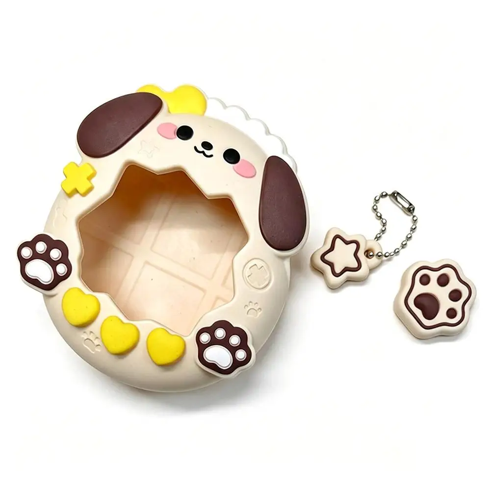 Urocze silikonowe etui z motywem kreskówkowym do Tamagotchi Paradise, miękka osłona ochronna z paskiem na rękę z koralikami. — zdjęcie produktu 7