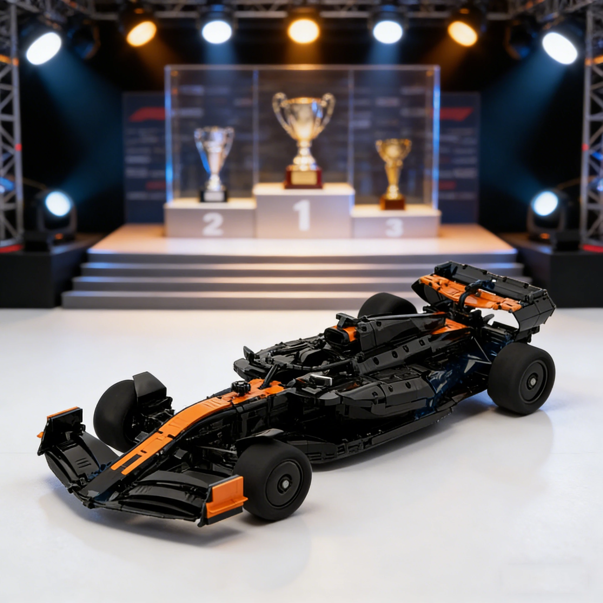 Voiture de sport à quatre roues, 3429 pièces, MOC personnalisable, modèle de blocs de construction modulaires, technologie DIY, jouet pour garçon, cadeau d'anniversaire