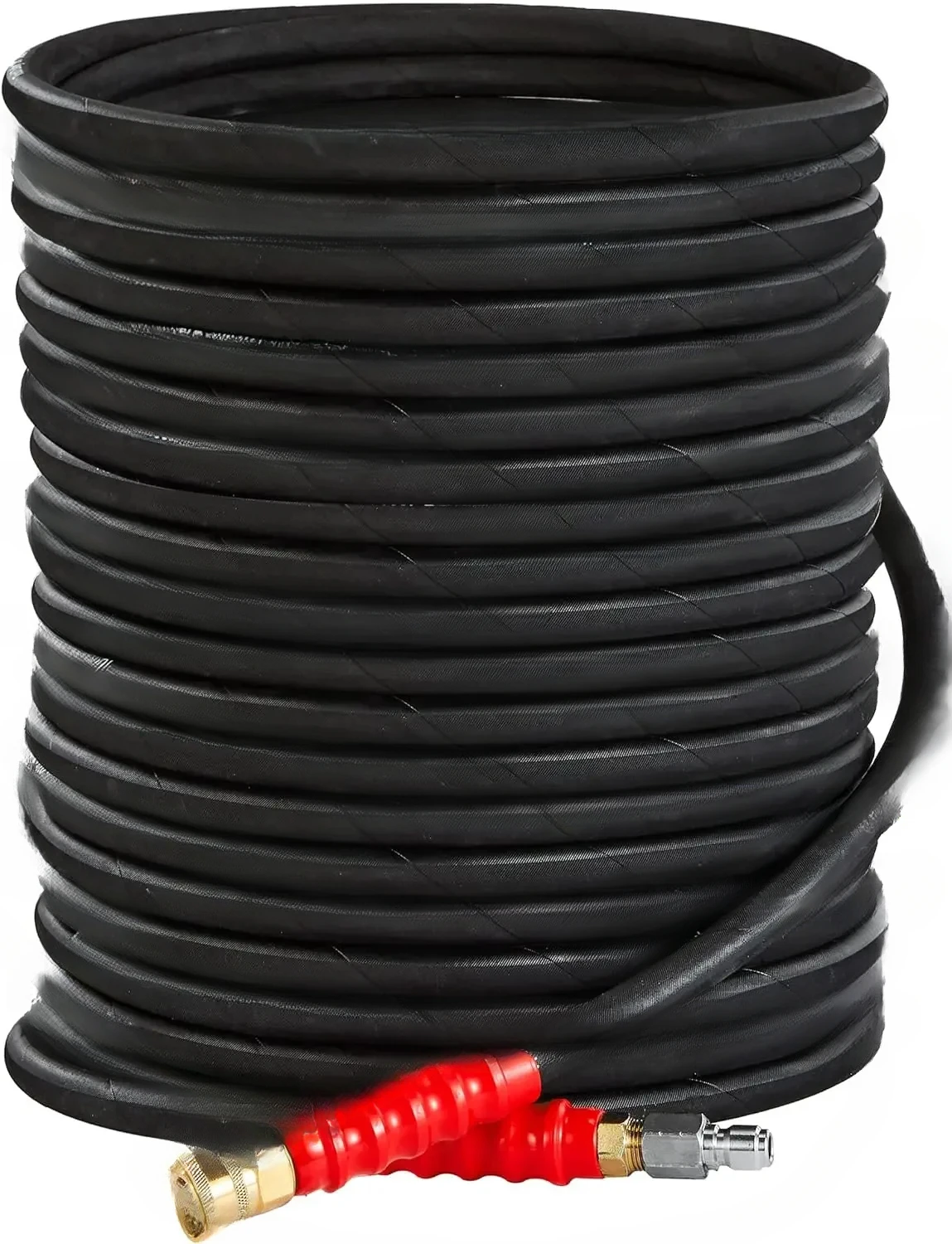 

3/8 Inch x 50 FT, Quick Connect, 4000 PSI, High Tensile Wire Braided