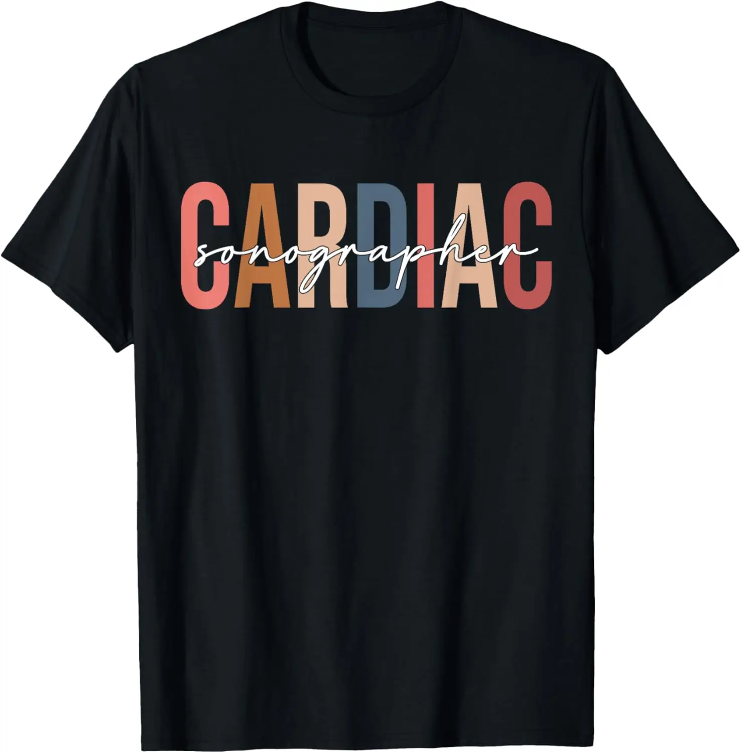 Cardiac Sonographer Radiology Tech X-Ray Tech Mammo Tech T-Shirt