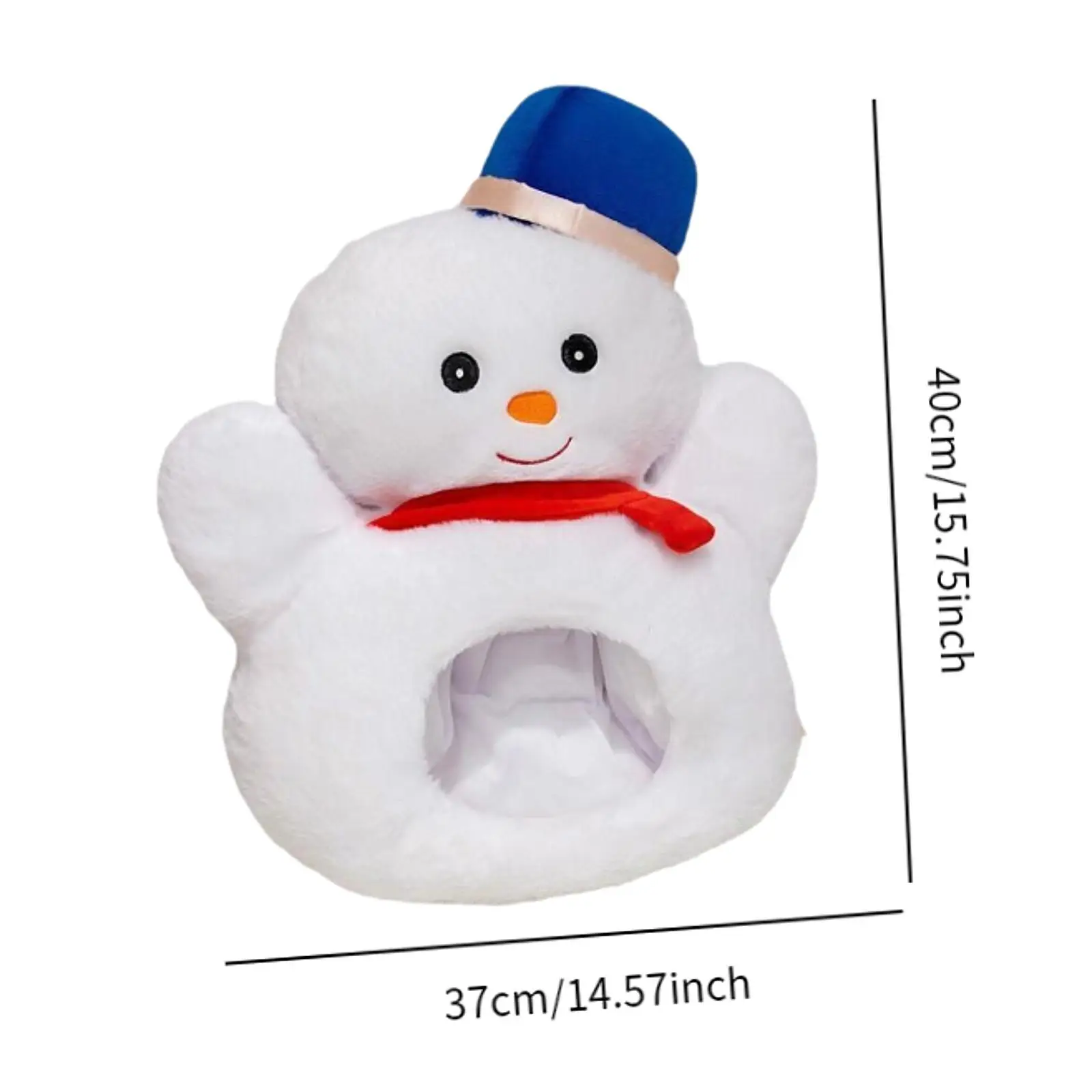 Snowman Hat Selfie Hat Funny Costume Accessories Party Hat for New Year Role