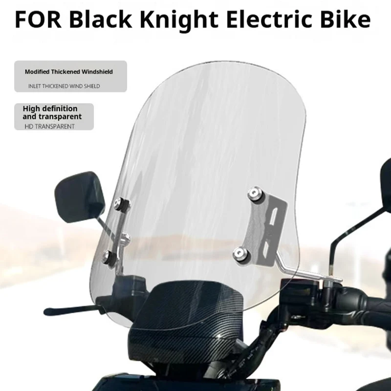 Modified Adjustable Clear Windscreen Accessories For Saige Black Knight E10 G1 B3-2 Electric Scooter