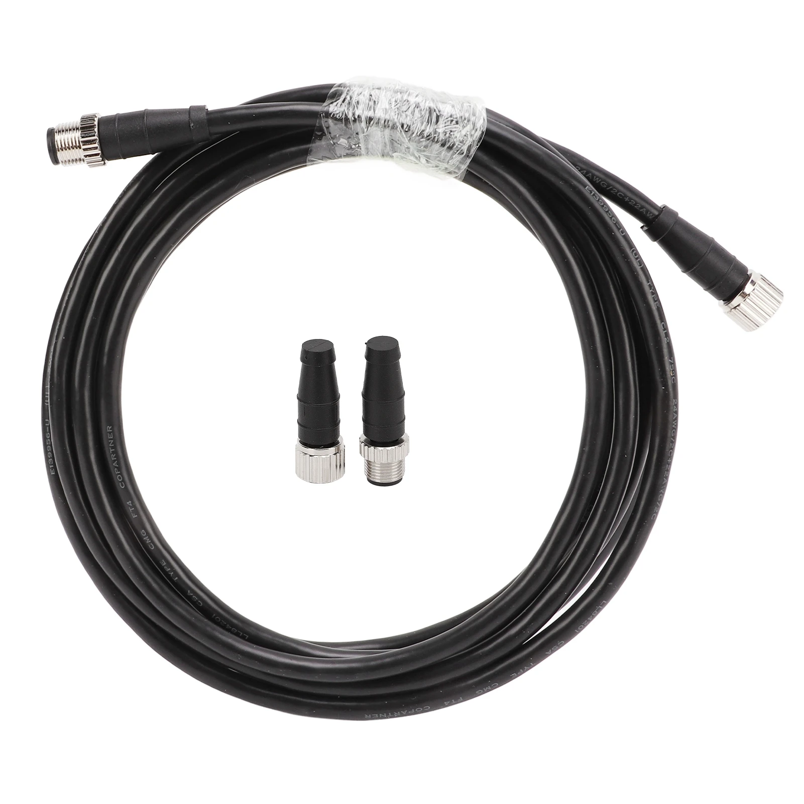 

NMEA 2000 Backbone Cable - Female Male, M12 Thread, 5pin, with Terminal Resistor - Electrical Cable Accessory Network Component