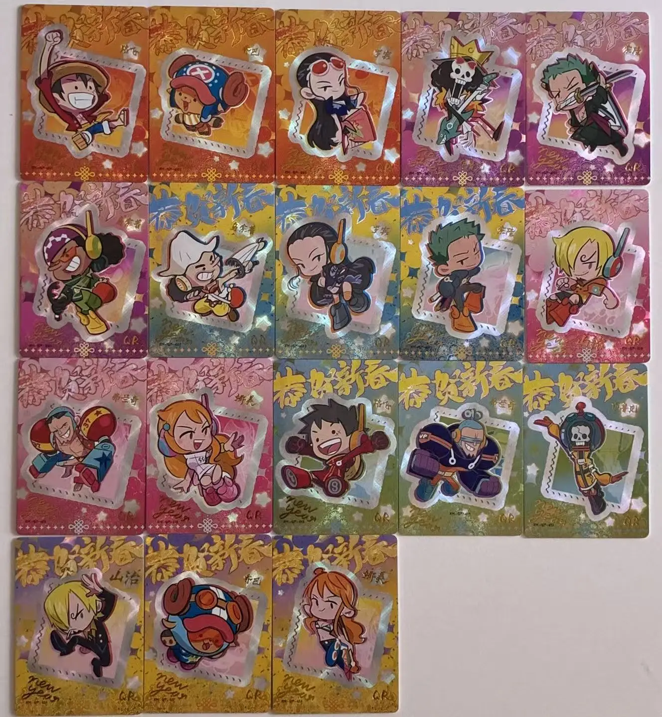 Japanese Anime One Piece Xunmeng Han Cook Luffy Zoro Robin Collectible Cards Birthday Gift Christmas
