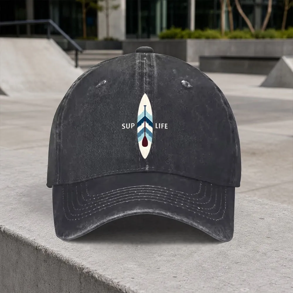 SUP-LIFE-Unisex-Baseball-Cap-Washed-Cotton-for-Outdoor-Sports-Paddle-Boarding-Travel