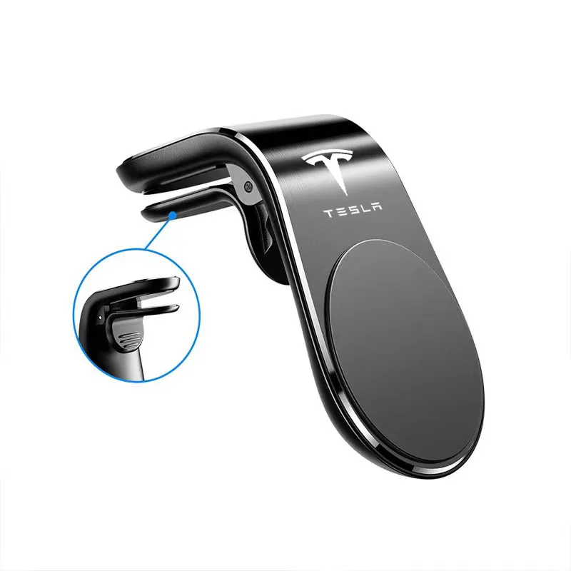 Magnetic Phone Holder in Car Phone Stand Clip for Bracket Mount Car Suppot Phone Holder for Tesla Model 3 Model  Y Model  S X