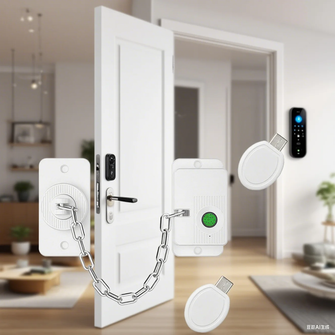 

Fingerprint Lock For Child Safety Smart Refrigerator Locks Drawer Lock Household Sliding Door Window Lock Limiter Hardware ﻿