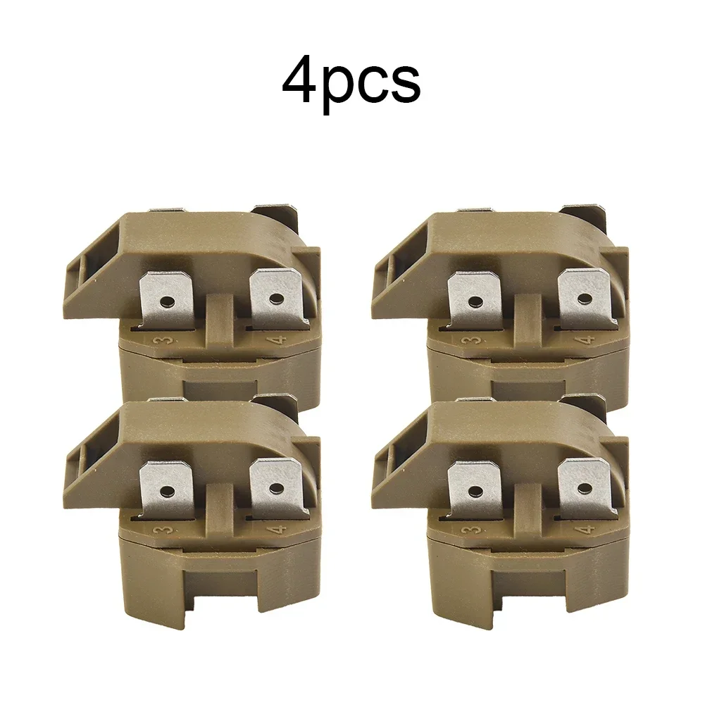 4Pcs PTC Start Relay Fits Frigidaire, Gibson,, Ropper And Refrigerators, Replaces Part Numbers:5303007173, Wr07x10051 4357156