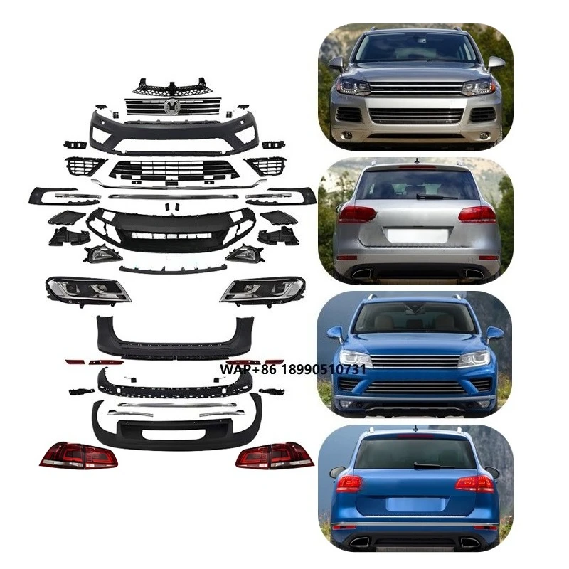 

For the Touareg 2011-2014 upgrade 2015-2018 style body kit non-destructive installation plug and play