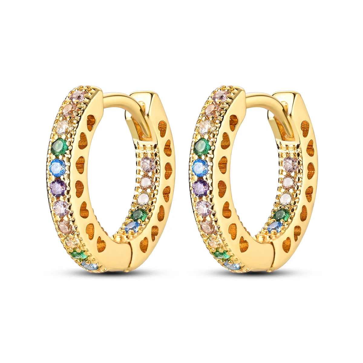 

Серьги-кольца из стерлингового серебра 925 пробы, золотистого цвета, сверкающие, для свадьбы, вечеринки, женские украшения