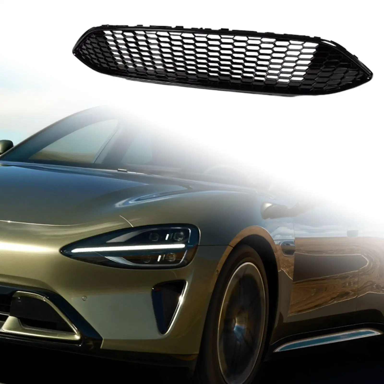 

Front Grille Car Accessories F1EZ8200B Easy to Install Repair Part High Performance Replaces Mesh Grill for Focus