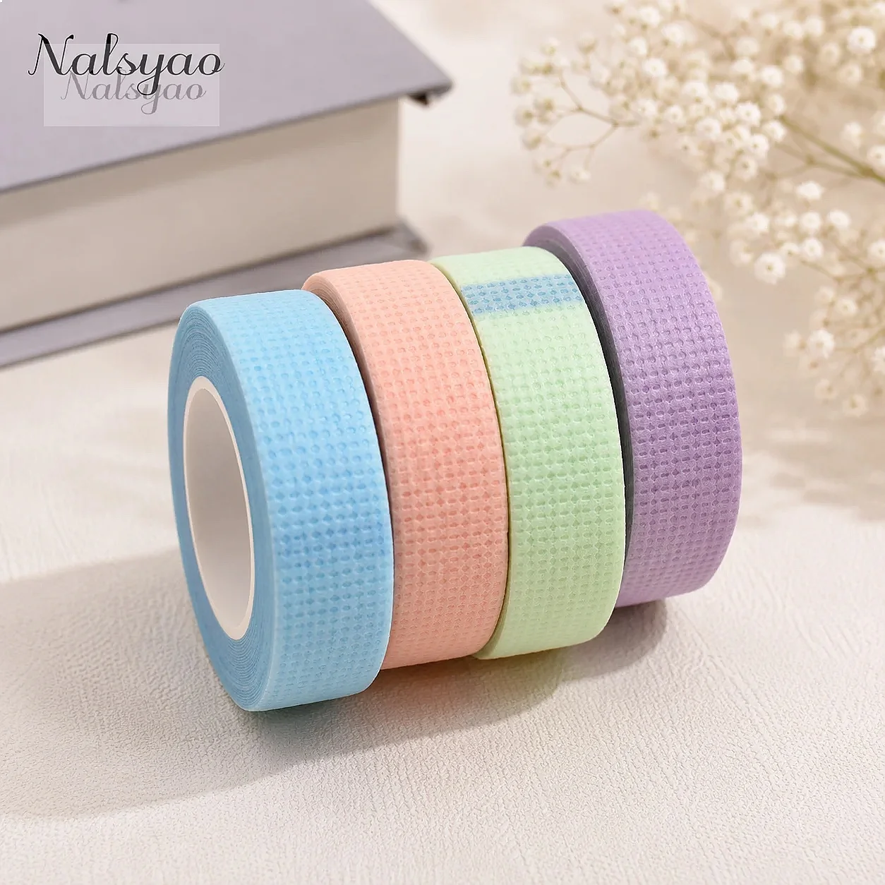 4 Pcs Eyelash Extension Lint Free Under Eye Pads Makeup Tape Paper Tape for Grafting False Lash Patch Makeup Tools