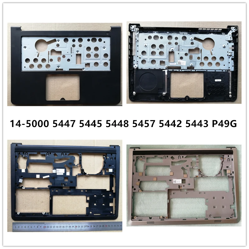 

New laptop For DELL 14 5000 5447 5445 5448 5457 5442 5443 P49G Palmrest upper Cover or Bottom Base Cover Case