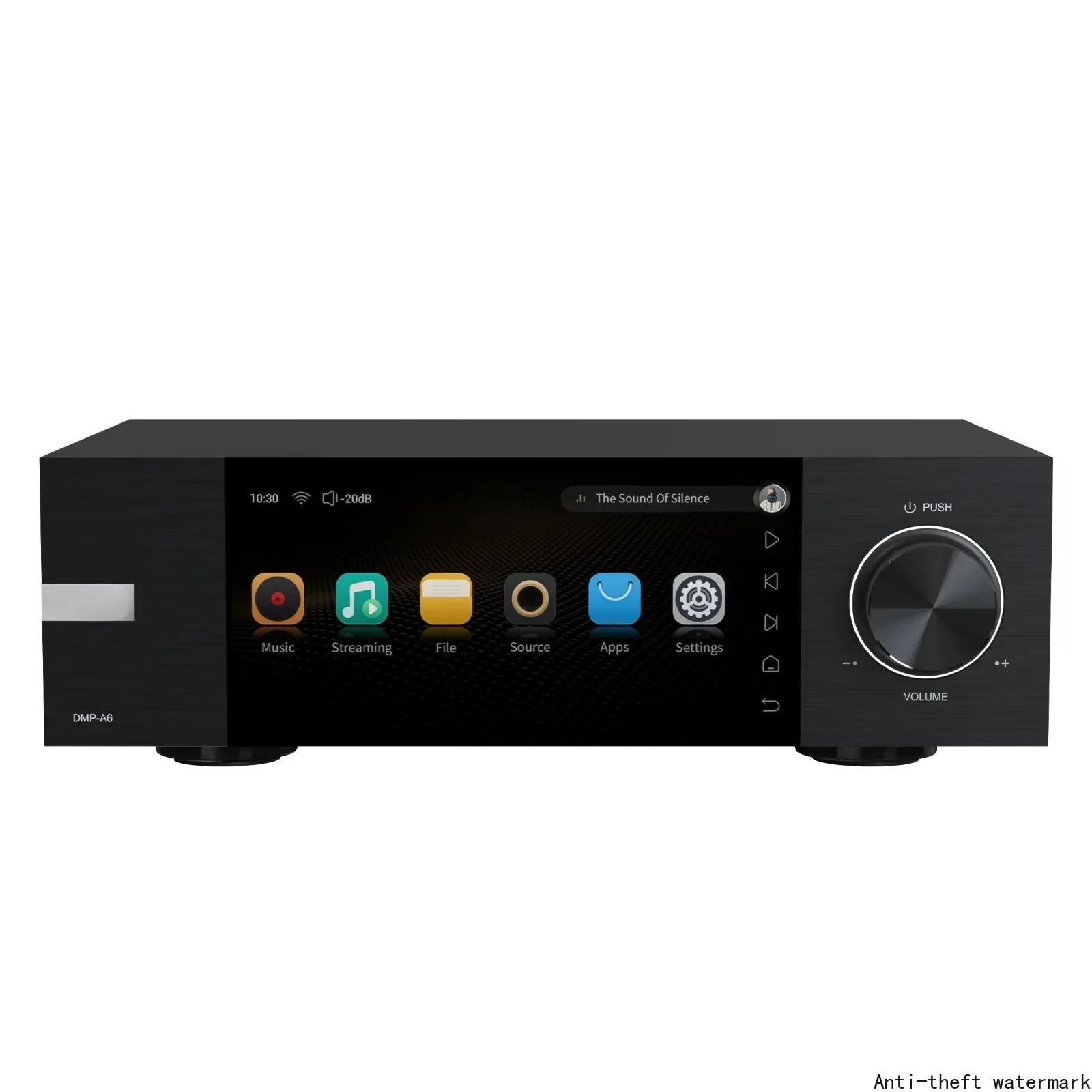 2025 Hot Selling DMP-A6 Streaming Media Player: Bluetooth 5.0 HD, 6-inch HD Touchscreen, App Control Support