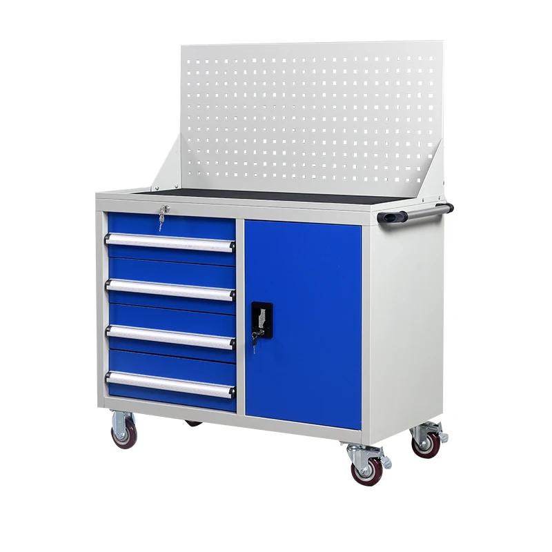

Factory Mobile Tool Cabinet Heavy Duty Hardware Thickened Iron Locker Workshop