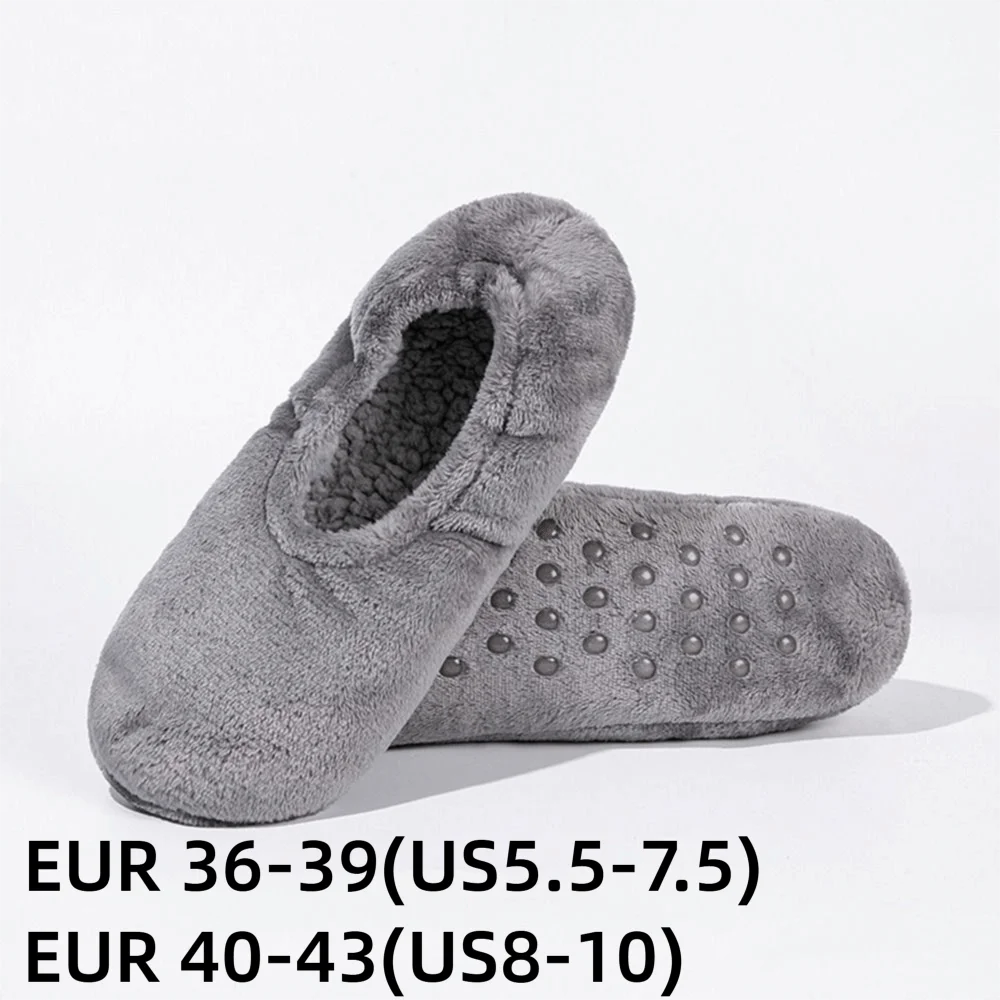 Fleece-Futter Winter warme Bodensocken halten warm Anti-Rutsch-Innenbodenschuhe weiche bequeme Schlafbodensocken Herbst Winter