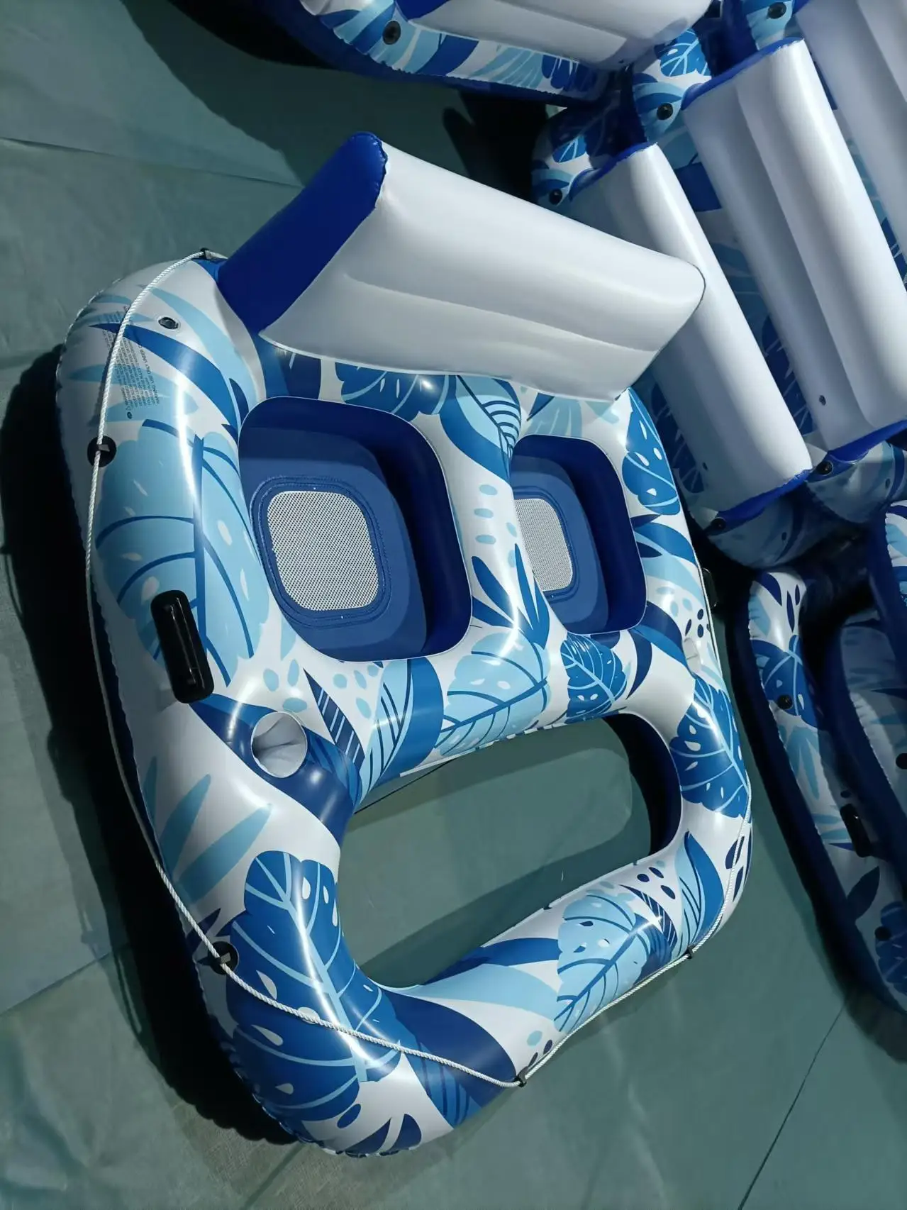 2026 Two Persons Inflatable Chair Pool Floats Float Chair Pool Float