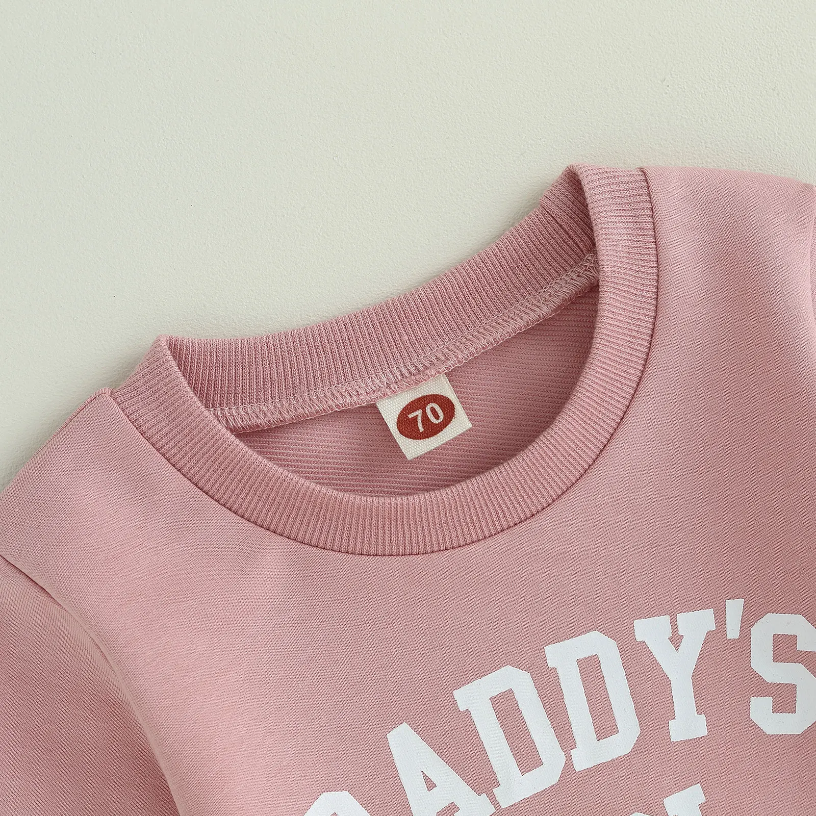 Toddler Girls Letter Print Outfit Set 4