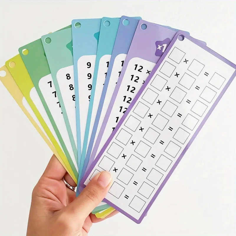 0-12 Multiplication Cards Math Self Assessment Training Tool Teaching Resources for Classroom view 5