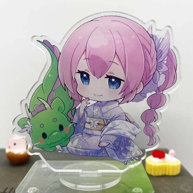 Hatsune miku acrílico suporte figura hatsune miku projeto diva anime periférico bonito compacto delicado acrílico ornamento de mesa novo