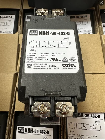 1PCS/LOT NBH-04-432-D NBH-06-432-D NBH-10-432-D NBH-16-432-D NBH-20-432-D NBH-30-432-D   CO SEL NOISE FILTER