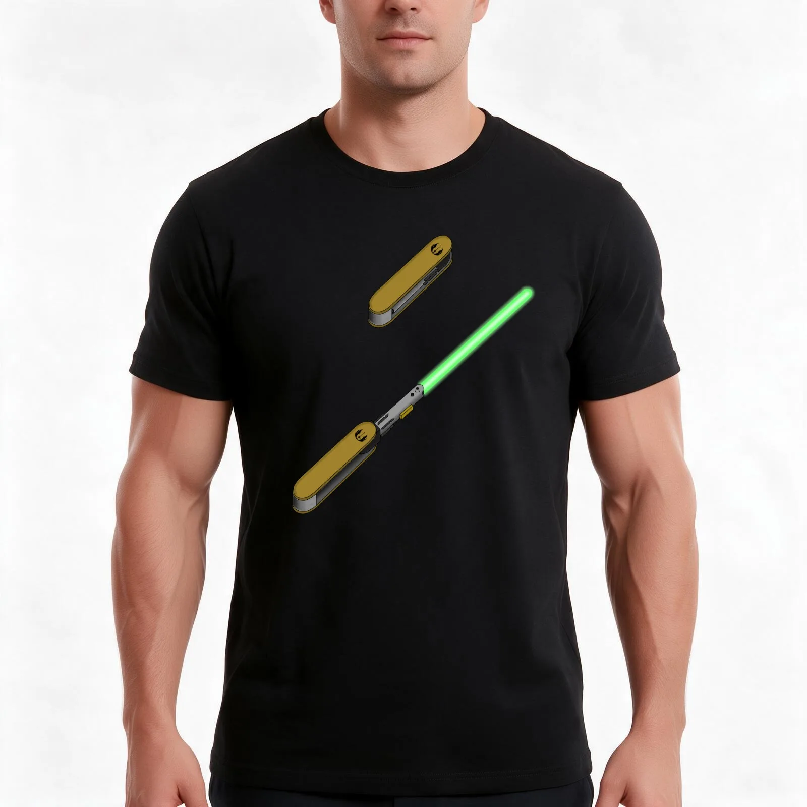 light-swiss-knife2 T-Shirt, Summer Casual Cotton Tee, Oversized Streetwear Tops, Vintage Graphic Print, Loose Fit Short Sleeve