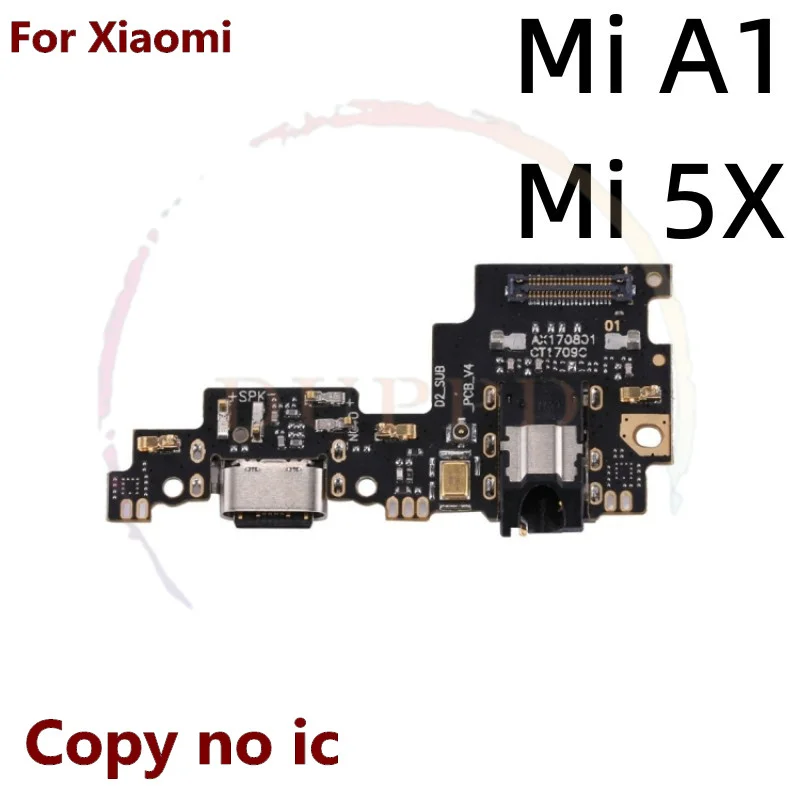 For Xiaomi Mi A1 A2 Lite A3 5X 6X CC9E USB Power Charging Connector Plug Dock Port Mic Flex Cable Board For Redmi 6 Pro