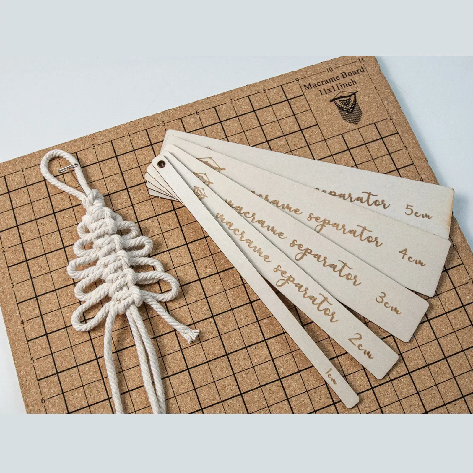 

5 шт., Макраме-доска, дополнительные линейки, функция предотвращения смещения, прямоугольный деревянный разделитель для макраме, инструмент для Макраме-шаблона