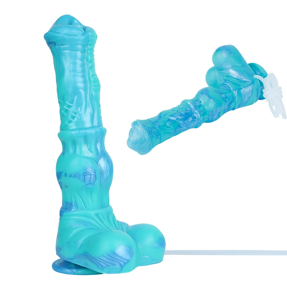 NSFU Huge Horse Dildo with Suction Cup Fake Animal Penis Squirting Anal Plug Prostate G-Spot Sex Toys for Women Men Anal Dildo